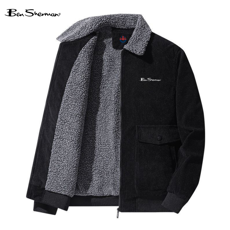 Men’s Sherpa-Lined Corduroy Jacket