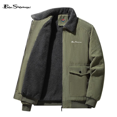 Men’s Sherpa-Lined Corduroy Jacket