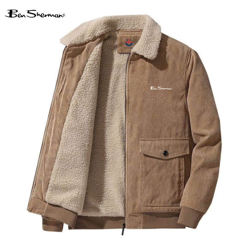 Men’s Sherpa-Lined Corduroy Jacket